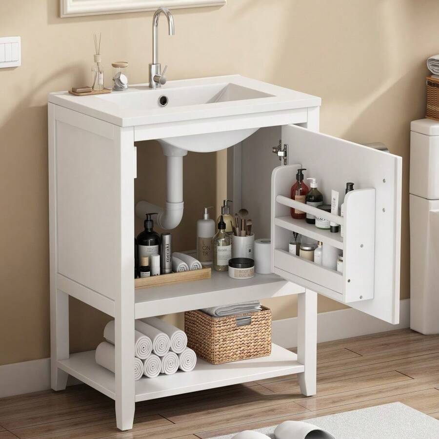 Storage Cabinets - White - View 1