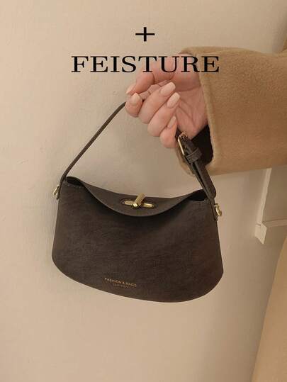 1个纯色PU皮革女士单肩斜挎包，时尚哑光手提包，配有可调节肩带，是送给女性、青少年、大学生、新手和职业女性的理想礼物，适合办公室、学校、工作、商务、通勤、户外、旅行、野餐等多种场合。