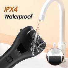 Hailicare Electric Foot Callus Remover 3 Speeds USB Rechargeable IPX4 Waterproof With 3 Grinding Heads LED Display Pedicure Tool For Dead Skin - Black - View 5