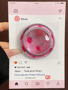 1个小众豹纹磁性气囊手机支架，个性化Magsafe背胶，强磁吸力，桌面支架配件，可伸缩倾斜式贴片，专为女性设计（需搭配磁性手机壳使用） - 彩色 - 查看 12