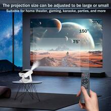 New Flagship A2Pro Smart Projector, Equipped With Android 12 System, Built-In Touch Screen, 1080P Native Resolution, WIFI6, Rotary Speaker, Auto Obstacle Avoidance & Focus, 16:9 Aspect Ratio, Suitable For Home Theater, Smartphone & Computer Projection, Video Wall Projection, Multimedia Presentation, Modern Smart Small Device, High-Definition Lens