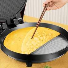 Una plancha para tortitas de 1000 W y 30 cm con función antiadherente, un excelente complemento para la cocina casera. - Tipo de Enchufe A USA (110-127V) - Ver 5