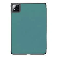 纯色三折平板电脑保护套，硬壳设计，防摔保护，支持智能睡眠/唤醒功能，兼容 iPad Pro 7 11.2 英寸（2024 款）、iPad Pro 6、iPad Pro 7、iPad Pro 7、Redmi Pad SE 11 英寸和 Redmi Pad Pro 12.1 英寸。 - 軍綠色 - 查看 13
