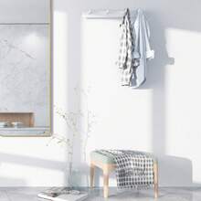 1 rollo de papel tapiz autoadhesivo de PVC mate blanco - Adecuado para la decoración de la sala de estar, la cocina, el dormitorio, la renovación y protección de gabinetes y muebles - Blanco - Ver 2