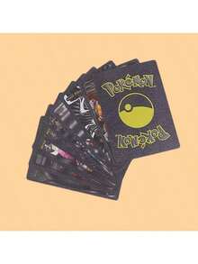 pokemon 55/10张高端宝可梦Vmax卡牌、动漫游戏卡牌、对战卡牌、创意小礼物、节日装饰、生日派对用品、生日礼物、艺术工艺装饰品、FNAF、罗纳尔多、动漫周边、动漫、罗纳尔多、游戏（随机发货） - 彩色 - 查看 8