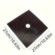 1/4/8/12pcs Gas Stove Burner Covers - 0.1mm Non-Stick Heat Resistant Reusable & Washable Trimmable Kitchen Stove Protector Mats