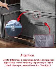 Large Capacity Soft Fabric Storage Box - Foldable Clothes Organizer Bin For Closet, Home | Valentine's Day Gift (For Her/Him), Romantic Home Decor | Bedroom, Dorm, Office, Under Bed, Seasonal Clothing Storage | Summer, Holiday, Travel Essential