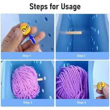 2 Set Yarn Spinner For Bogg-Bags, Wooden Rotating Yarn Holder With Silicone Cap,Portable Knitting Accessories For Beach Tote Bag - / - 查看 3