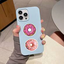 55 Pieces Of Donut Stickers Featuring Cartoon Designs, Suitable For Use On Water Bottles, Laptops, Mobile Phones, Scrapbooks, Diaries, Card Making, And DIY Handicrafts. - Multicolor - View 8