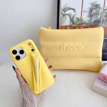 Hailey's Favorite Cosmetic Bag, Lip Gloss And Phone Case, A Spacious Hailey Bag. - Màu vàng - Xem 4