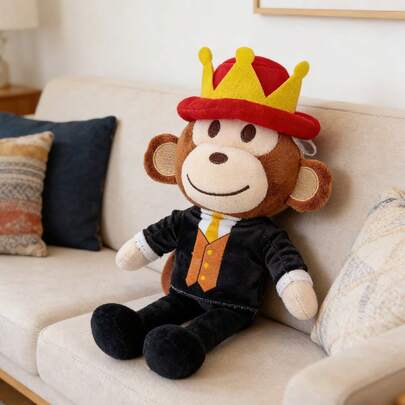 ULTHOOL Steal A Brainrot Plush Toys, 9.8 Inch Adorable Brainrot 67, Collectible Brain Rot Plush Gift For Fans (Black)