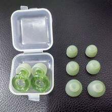 Nút bịt tai chống ồn bằng silicon, được mạ điện hoàn toàn mới, kèm theo 3 kích cỡ nút tai thay thế khác nhau, có thể giặt được, thoải mái và không gây đau, có thể tái sử dụng. - nhiều màu - Xem 14