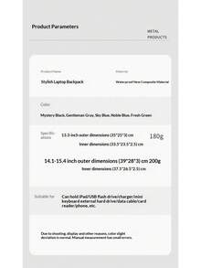 加厚防震笔记本电脑保护套，牛津布防水尼龙内衬，前置口袋，储物隔层，双拉链设计，适用于 13-14 英寸/14.1-15.4 英寸笔记本电脑（兼容 16 英寸）。 - 寶藍色 - 查看 9