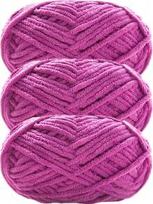 3pcs/150g Velvet Soft Yarn, Medium Thickness Knitting Yarn, Fluffy & Soft Polyester Knitting Yarn, Suitable For DIY Crafts, Knitting And Crocheting Scarves, Hats, Shoes, Bags, Cushions, Dolls, Blankets, Slippers, Handmade Crochet Projects - Multicolor - View 12