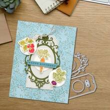 Creative Classical Label Metal Cutting Dies, DIY Scrapbooking Album And Embossing Stencil, Greeting Card Making Tool, Card Paper Cutting Crafts ,Gift Card Making Template Die Cuts. - Silver - View 3