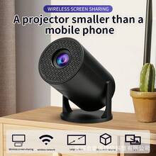 New M5 Wireless WIFI Interconnection Same Screen Mobile Phone Can Be Connected To TYPE-C Cable Power Bank Portable Projector - 黑色 - 查看 7