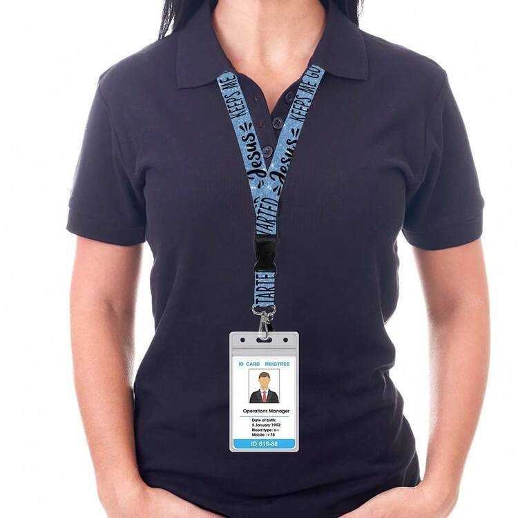 Cute Cat Cartoon Card Holder, ID Card Lanyard, Phone Strap, Key Chain, Neck Strap, Keychain, Bag Charm, Gift For Friends, Sisters, Teachers - Multicolor - View 5