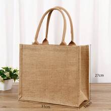 1PC Personalized Easter Bag, Jute Easter Bag, Custom Easter Bunny Bag With Name, Kids Egg Hunt Bags, Easter Basket, Easter Gift Bags - Camel - View 7