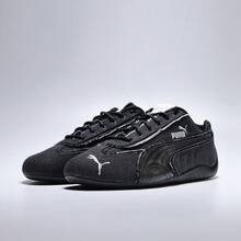 Puma Unisex SPEEDCAT Casual Low-Top Sneakers 40711001 - Black - View 5