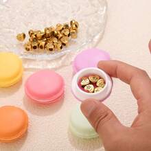 Exquisite Packaging 5pcs 304 Stainless Steel 18K Gold-Plated Heart-Shaped Pentagram Beads With Diamond Embedding DIY Charm Jewellery Making Accessories Women's Stainless Steel Jewellery Female Ornaments Beadwork Handcrafted Components - Bead - View 7