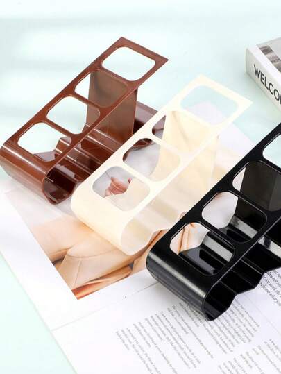 1 قطعة صندوق منظم لأجهزة التحكم عن بُعد ب- 4 فتحات، سلة تخزين للمكتب وطاولة القهوة، رف منظم متعدد الوظائف، مثالي للعودة إلى المدرسة وكهدية