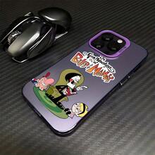Funda de Teléfono de Aventura de Horror de Billy y Mandy para  17/16e/16/15/14/13/12/11 Mini/Pro/Max/Air/X/XR/XSMAX/8/7 Plus, Cubierta Trasera Mate a Prueba de Golpes, Uso Diario, Funda Protectora a Prueba de Golpes, Funda de Cultura Popular, Carcasa Ligera, Diseño Impreso en UV, Funda Protectora Ultrafina, Usuarios de , Usuarios Casuales - Colores mixtos - Ver 2