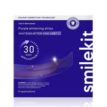 21pcs/7pairs Purple Teeth Whitening Strips, Deep Cleaning, Oral Care, Teeth Whitening Strips, Fresh Breath, Suitable For Travel And Home Use, Large Size, Exclusive Design - Purple Teeth Whitening Strips - 21 Pairs - View 3