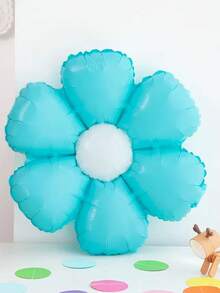 12个雏菊造型气球套装，大小糖果蓝雏菊铝箔气球，适用于生日派对、周年纪念、婚礼、婴儿派对、活动、家居装饰 - 淺藍色 - 查看 5