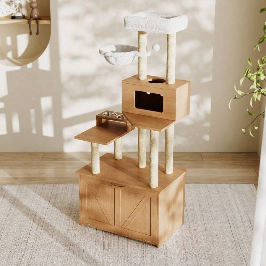 Cat Trees & Condos - Khaki - View 1