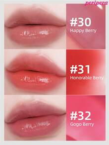 K-Beauty Peripera Ink Mood Glowy Tint, Water Bare Tint, Mirror Watery Lip Gloss, Glass Lip Gloss, Lip-Plumping, Naturally Moisturizing, Lightweight, Glow-Boosting, Long-Lasting, Comfortable, Non-Sticky, Mask Friendly, No White Film, K-Beauty, Korean Makeup - #31 Ông Berry đáng kính - Xem 4