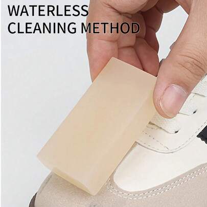 鞋履清洁橡皮擦，麂皮鞋履清洁橡皮擦，神奇鞋履清洁橡皮擦，无线运动鞋、麂皮、磨砂皮和皮革污渍清洁器，适用于旅行、居家和日常保养，多功能干洗工具，无需用水，温和呵护织物，便携式设计