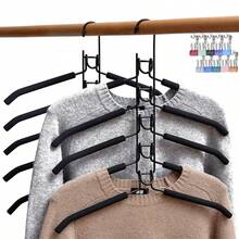 1-6pcs Rotating Belt Rack, Closet Belt Organizer, 360° Swivel, Space Saving, Suitable For Storing Bras, Camisoles, Ties, Scarves, Towels, Wallets And Other Accessories, Applicable For Closet, Bathroom, Kitchen, Also Suitable For Gender Reveal Parties, Ideal For Birthdays, Weddings, Gatherings, Perfect Gift For Coworkers, Friends And Family, Essential For Back To School Season - Multicolor - View 14