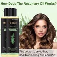 1PCS/2PCS Rosemary Shampoo,Gently Moisturizing Hair Shampoo For Women And Men To Gently Cleanse, Repair & Protect Strands,Repairing Fluffy Refreshing Shampoo - màu xanh lá - Xem 6