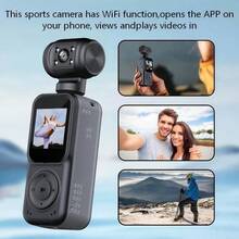 Compact & Convenient Ultra HD Camera, Outdoor Sports Riding DV Recorder, Screen Night Vision Camera With Anti-Shake Design, WiFi Connection, Quick Mobile Connectivity, Skiing/Riding/Climbing/Hiking/Running, One-Click Recording To Capture Wonderful Life - Multicolor - View 1