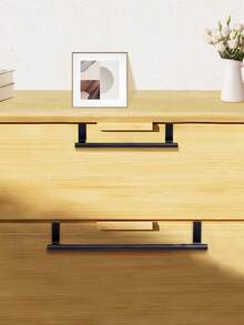 1个黑色免钻孔毛巾杆 - 柜门安装式单杆毛巾架，无需工具即可安装，节省空间，适用于浴室、厨房、卧室，防锈坚固，可挂毛巾、手巾、面巾。 - 彩色 - 查看 2