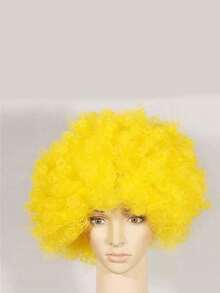 1pc 70g Colorful Party Supplies Holiday Multicolor Wig, Funny Clown Afro Wig, Fragrant Carnival Costume Wig For Christmas, New Year Party, Graduation, Mother's Day, Father's Day Gifts - Multicolor - View 11