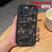 Camouflage Pattern Phone Case, Anti-Drop Protection Case For Mobile Phone, Full Shockproof Protection Case For IPhone - Negro - Ver 3