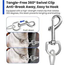 长款宠物美容约束带，适用于宠物美容台、浴缸、中小型犬洗澡站 - 彩色 - 查看 7