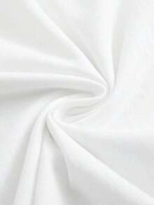 100% Cotton Women's T-Shirt With White And Blue Shell Print, Round Neck, Everyday Top For Beach Outfits, Parties, Leisure Wear, Spring/Summer T-Shirt, Summer Outfit, Short-Sleeved Shirt, Relaxed Fit - White - View 6