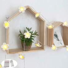 GCTECHING 1个向日葵灯笼串灯，LED蛋形花朵室内装饰灯，简约卧室装饰，室内客厅派对日常节日装饰，情人节礼物（电池供电 - 不含电池） - 墨花燈串 - 查看 5