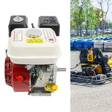 7.5HP 4-Stroke Petrol Engine Single Cylinder Air Cooled Gasoline Engine - Red - View 2