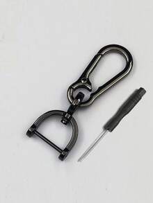 Llavero de metal para coche, llavero de aleación de metal duradero adecuado para llaves de coche - Diseño minimalista, anillo , llavero duradero y de moda ideal para hombres y entusiastas del automóvil - Idea de regalo perfecta, llavero de coche, organizador de llaves, accesorio elegante, superficie pulida - Multicolor - Ver 11