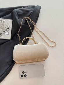 Women's Elegant Versatile Fashion Party Handbag - Beige - View 6