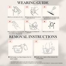 NailLuxe 10 PCS Handmade Duckbill Press-On Nails | Black-Silver Punk Gothic Nails With Spike & Heart Designs, Bold & Luxurious Nail Art For Stylish Looks - màu đen - Xem 6