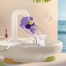 1pc Cartoon U-Shaped Faucet Splash Guard Extender, Bathroom Sink Accessory Easy Installation Tool, Universal For Home Kitchen Bathroom Faucets - Multicolor - View 5