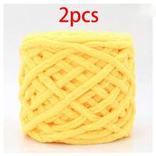 2pcs/200g Soft Ice Bar Chenille Yarn, Thick Chenille Yarn Suitable For Handmade DIY Soft And Thick Knitted Yarn, Can Be Used To Make Blankets, Scarves, Dolls, Slippers, Crochet Yarn - Multicolor - View 17