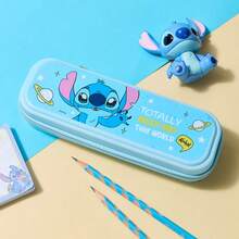 Disney 迪士尼学生文具盒，大容量高品质可爱铅笔盒，简约设计，防刮耐磨，多功能铅笔收纳袋 - 單件 - 查看 7