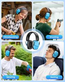 Link Dream Ear Protection Ear Muffs Noise Reduction SNR 35dB Hearing Protection Kids Adult Shooting Gun Range Mowing - ColorC - 查看 7