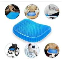 Gel Seat Cushion, Egg Honeycomb Shape, Orthopedic, Anti-Decubitus Coccyx - 藍色 - 查看 1