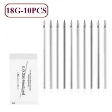 Stainless Steel Mixed Body Piercing Needles 12G 14G 16G 18G 20G Piercing Needles With Individual Packages For Ear Nose Navel - Silver - View 25